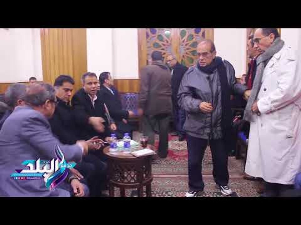 صدى البلد | بدء عزاء الراحل سيد خطاب  بمسجد الحامدية الشاذلية بالمهندسين