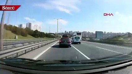 TEM'de zincirleme kaza kamerada