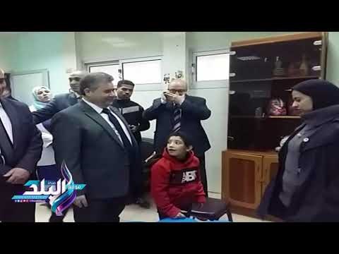 صدى البلد | رئيس جامعة بنها يواصل جولاته لتفقد المستشفى الجامعى