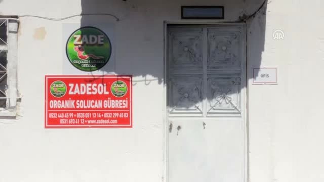Girişimcilere Örnek Olmak İçin "Solucan Gübresi" Tesisi Kurdu