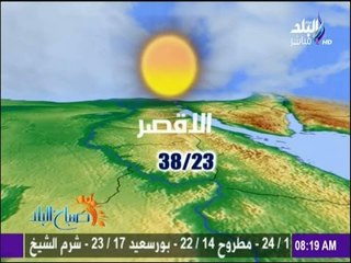صباح البلد - تعرف على حالة الطقس ودرجات الحرارة اليوم