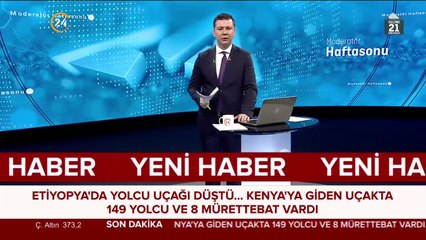 Etiyopya'da yolcu uçağı düştü