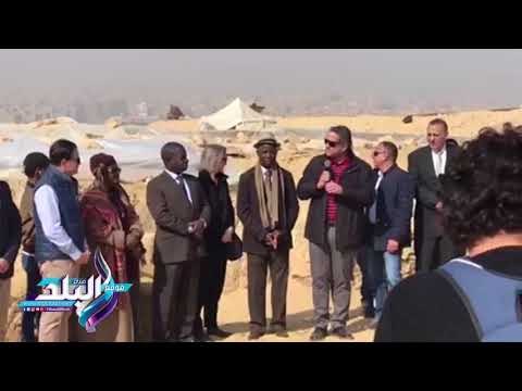 صدى البلد | من داخل مقبرة حتبت المكتشفة حديثا في الهرم