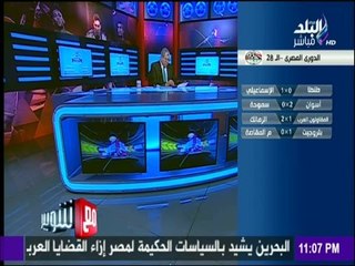 مع شوبير - نتائج مباريات الأسبوع الـ28 من الدوري المصري