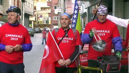 Çanakkale şehitleri için Balkanlar'dan pedal çevirecekler - ÜSKÜP