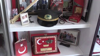 Şehit oğullarının hatırasını özel odada yaşatıyorlar - TOKAT