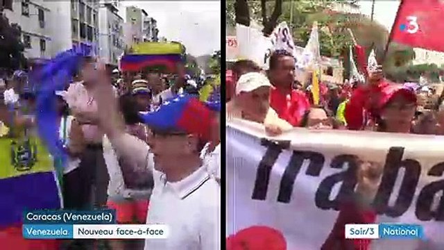 Venezuela : nouveau face-à-face entre partisans de Nicolas Maduro et de Juan Guaido