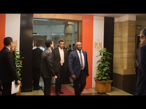 صدى البلد | توافد رؤساء المحاكم العليا الأفريقية على المحكمة الدستورية