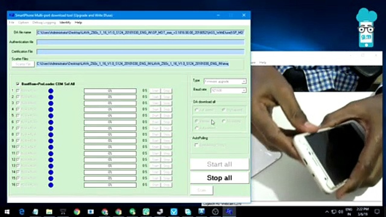 LAVA Z60S FLASHING