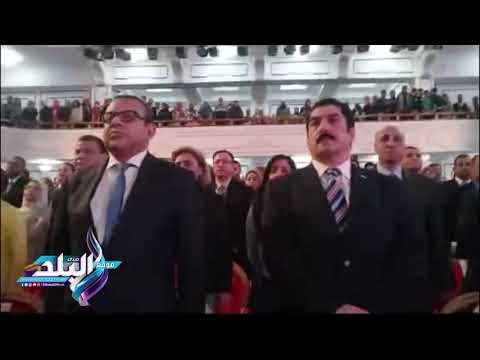 صدى البلد | محافظ بني سويف يشهد حفل تخريج أول دفعة من كلية إعلام