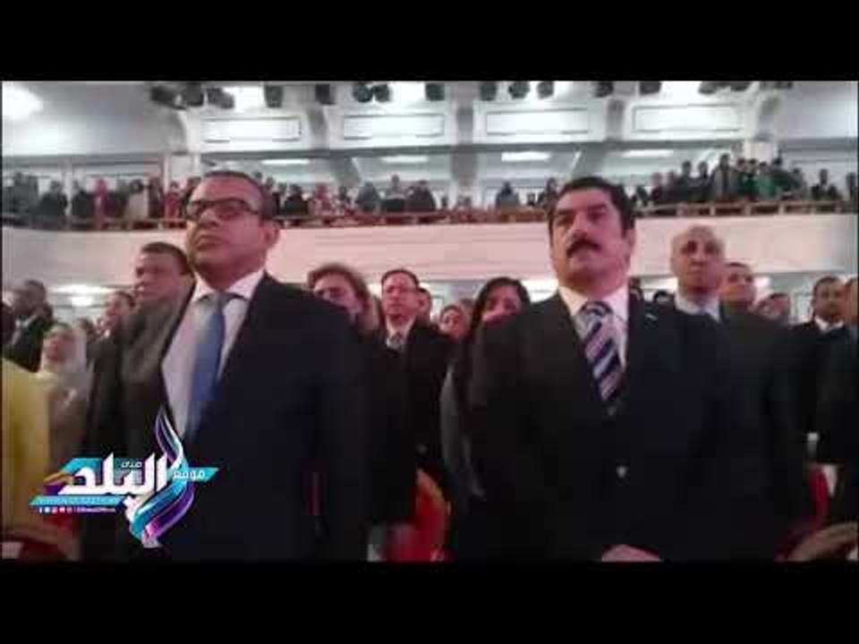 صدى البلد | محافظ بني سويف يشهد حفل تخريج أول دفعة من كلية إعلام