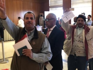 صدى البلد | المصريون بقطر يوجهون رسالة من قلب الدوحة في الإنتخابات الرئاسية