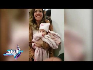 صدى البلد |  أصغر طفلة تشارك في الانتخابات الرئاسية بسفارة مصر بالنمسا