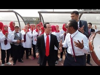 صدى البلد |  اغنية "قالوا ايه علينا" تشعل حفل دوري مراكز الشباب للمعاقين