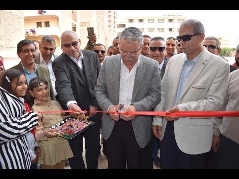 صدى البلد | إفتتاح مدرسة تعليم اساسي ومبنيين إداريين ضمن العيد القومي بالمنيا