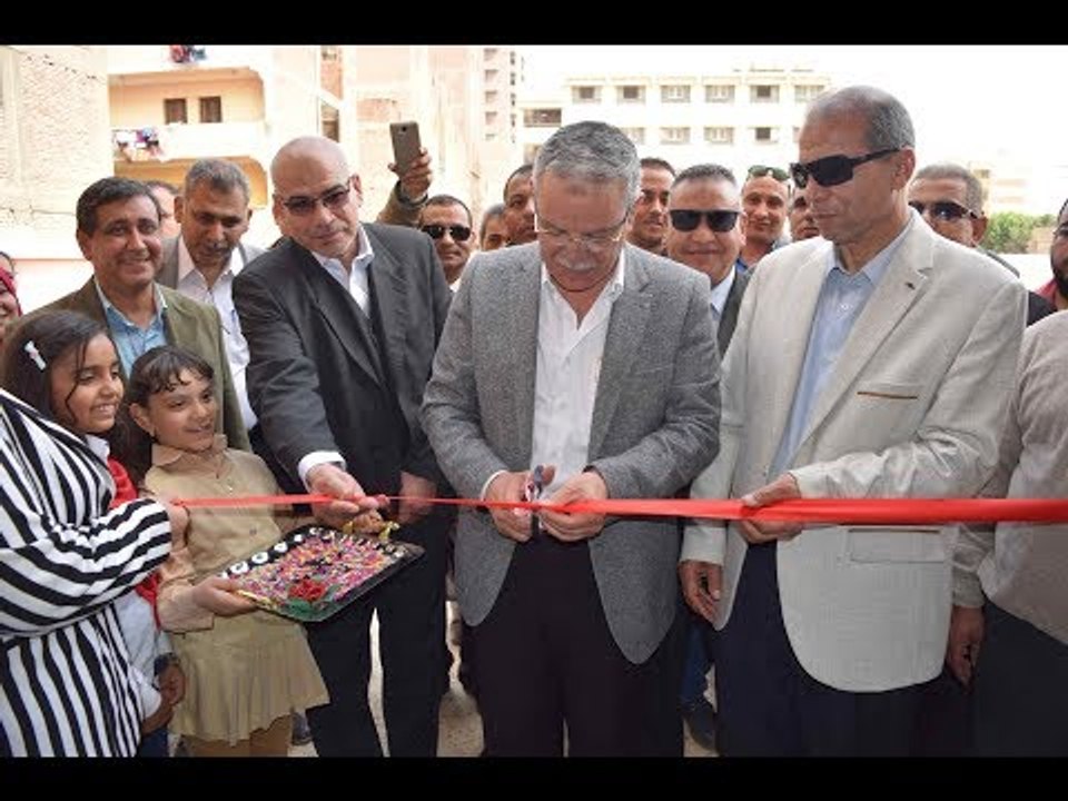 صدى البلد |  إفتتاح مدرسة تعليم اساسي ومبنيين إداريين ضمن العيد القومي بالمنيا