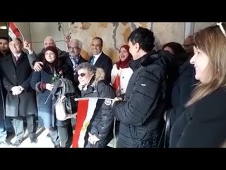 صدى البلد | مصرية فى المانيا تطلق الزغاريد أثناء الإدلاء بصوتها فى انتخابات الرئاسة