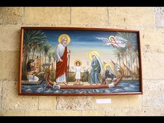 صدى البلد | أيقونات قبطية ترصد العائلة المقدسة إلى مصر في بيت السناري