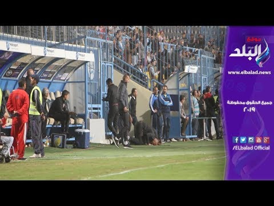 صدى البلد | فرحة لاسارتي بهدفى الاهلي فى شباك إنبي