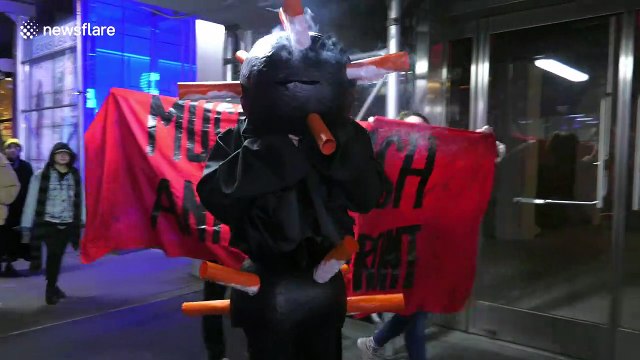 Two arrests at New York Black Lives Matter protest for Stephon Clark