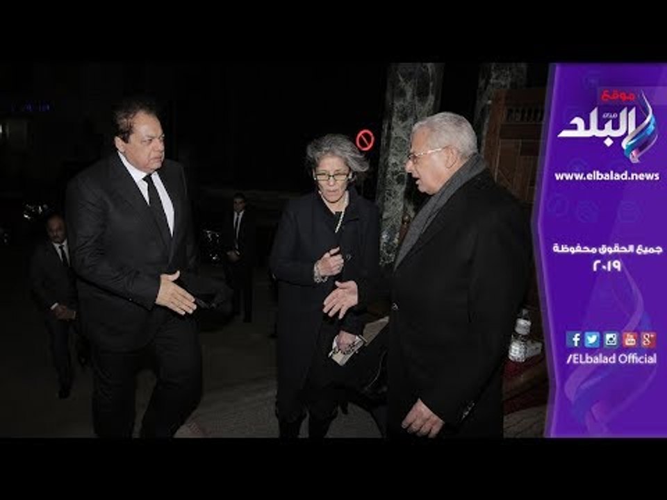 صدى البلد | محمد أبو العينين يقدم واجب العزاء في وفاة والدة إلهام أبو الفتح