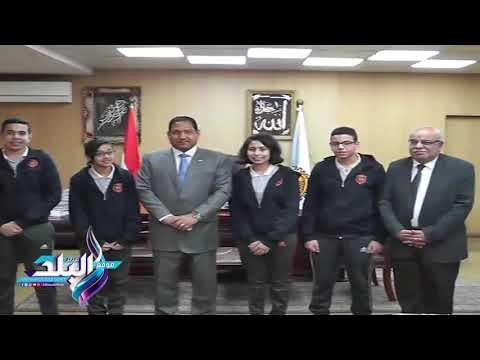 صدى البلد | محافظ الغربية يشارك طلبه أحد المدارس لعمل لقاء صحفي حول مشروعات