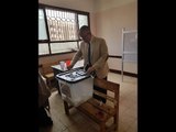 صدى البلد | محافظ المنيا يدلي بصوته في الانتخابات الرئاسية