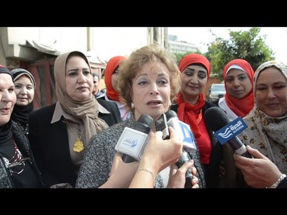 صدى البلد | "جيهان السادات ": صوتنا للسيسي لحماية مصر .. و فخورة بالمرأه المصرية