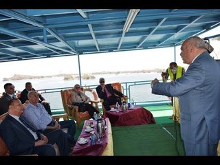 صدى البلد |مطار أسوان ينفذ سيناريو سقوط طائرة بمشاركة 34 جهة