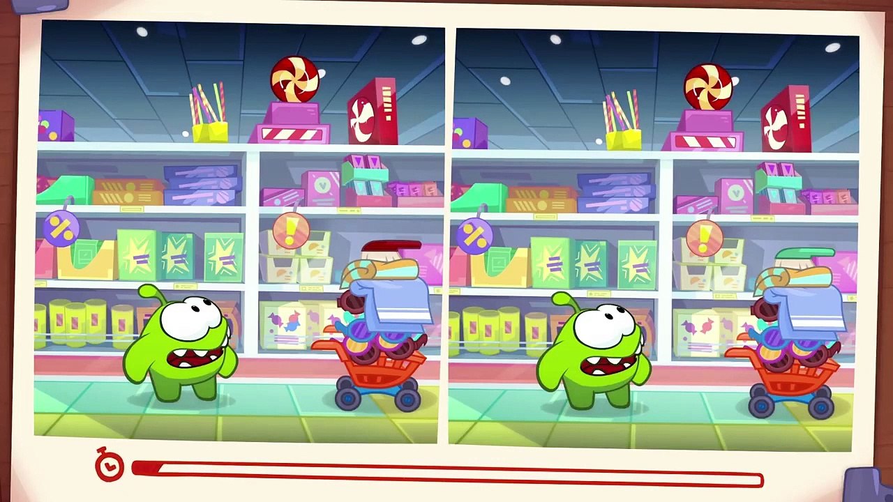 Jouer avec Om Nom des Drôles de dessins animés pour les enfants (Couper la Corde, Om Nom Stories)