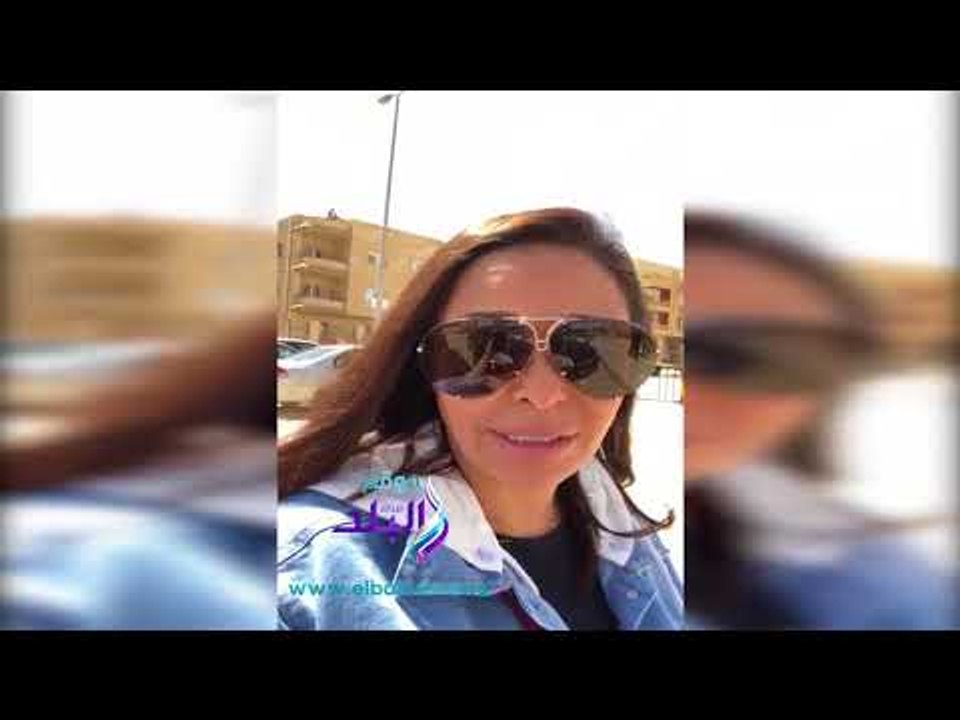 صدى البلد | داليا البحيري تدلي بصوتها في الانتخ...