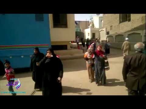 صدى البلد | بالزغاريد و تحيا مصر سيدات قنا يتوجهن إلى اللجان الانتخابية