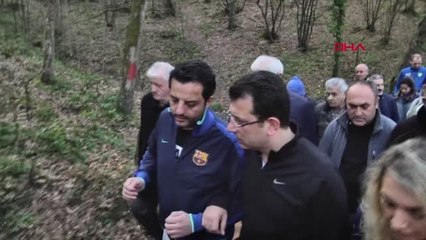 İstanbul- Ekrem İmamoğlu Belgrad Ormanı'nda Yürüyüş Yaptı
