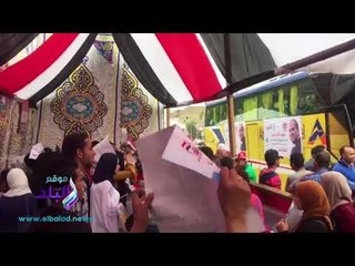 انتخابات مصر2018..مواطنون بالأميرية يحتفلون بـ«العرس الانتخابي» على نغمات «رجالة مصر»