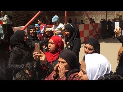 صدى البلد | زغرودة من سيدة مصرية بعد مشاركتها فى الإنتخابات الرئاسية