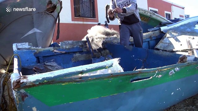Israeli warplanes attack targets in Gaza causing damage to fishing boats