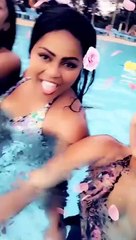 Côte d'Ivoire : Salla Ex actrice de Pod et Marichou, se lâche à la piscine avec