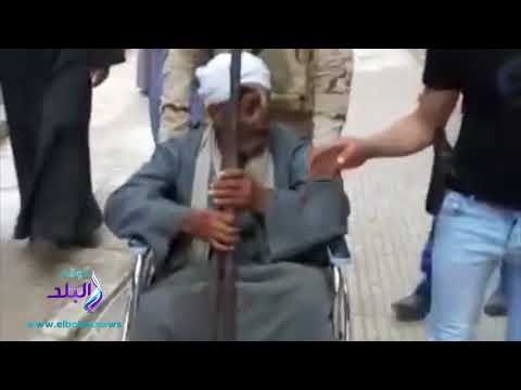 صدى البلد | أكبر معمر في قنا 103عام يدلى بصوته الانتخابى فى لجنة العروبة بنجع حمادى