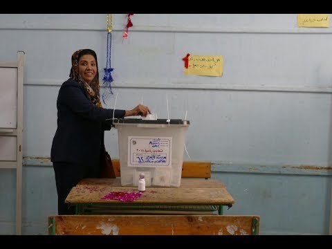 صدى البلد | النائبة نشوى الديب تدلي بصوتها بالانتخابات الرئاسية