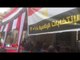 صدى البلد | شاهد .. حشد شعبي  تحت أعلام مصر امام لجان الزيتون في الانتخابات