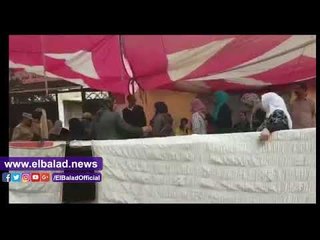 صدى البلد |توافد عشرات الناخبات على لجنة الزاوية