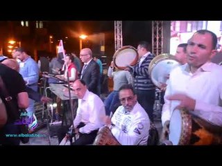 صدى البلد | جواهر تشغل إحتفالية عابدين بفوز الرئيس بأغنية " سيسي انت رئيسي"