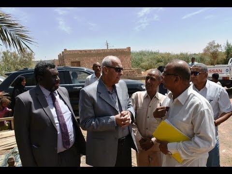 صدى البلد |محافظ أسوان يتفقد قرية السماحة بوادى الصعايدة