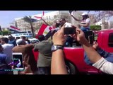 صدى البلد | الانتخابات الرئاسية 2018 .. الناخبون يرقصون على الأغاني الوطنية أمام لجان مدينة نصر