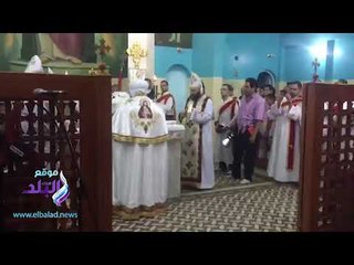 صدى البلد | الاف الاقباط يشاركون في قداس عيد القيامة بأسيوط وسط إجراءات أمنية مشددة