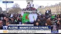 Les Algériens se rassemblent aussi à Paris pour protester contre un 5e mandat de Bouteflika
