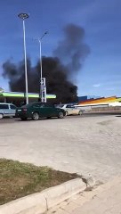 Digjet nje depo ne Fushe Kosove