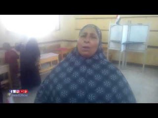 صدى البلد | زغاريد من احدى المشاركات فى الانتخابات..انا نازلة انهردا عشان مصر