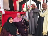انتخابات مصر 2018 : مسنه علي كرسي متحرك تدعو لمصر من داخل لجنة الانتخابات