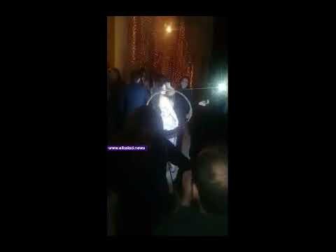 صدى البلد | شيرين ترقص على أغنية لأ لأ في حفل زفافها على حسام حبيب